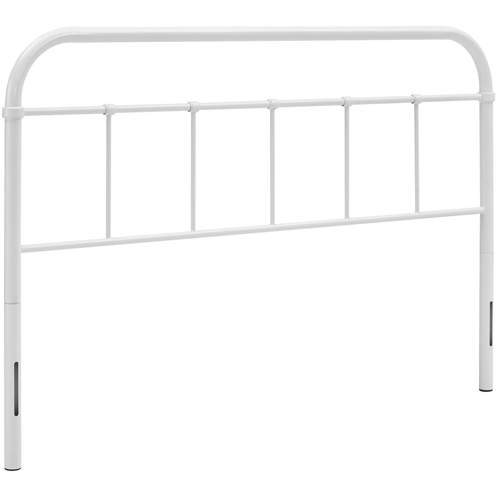 Modway Serena King Steel Headboard in White