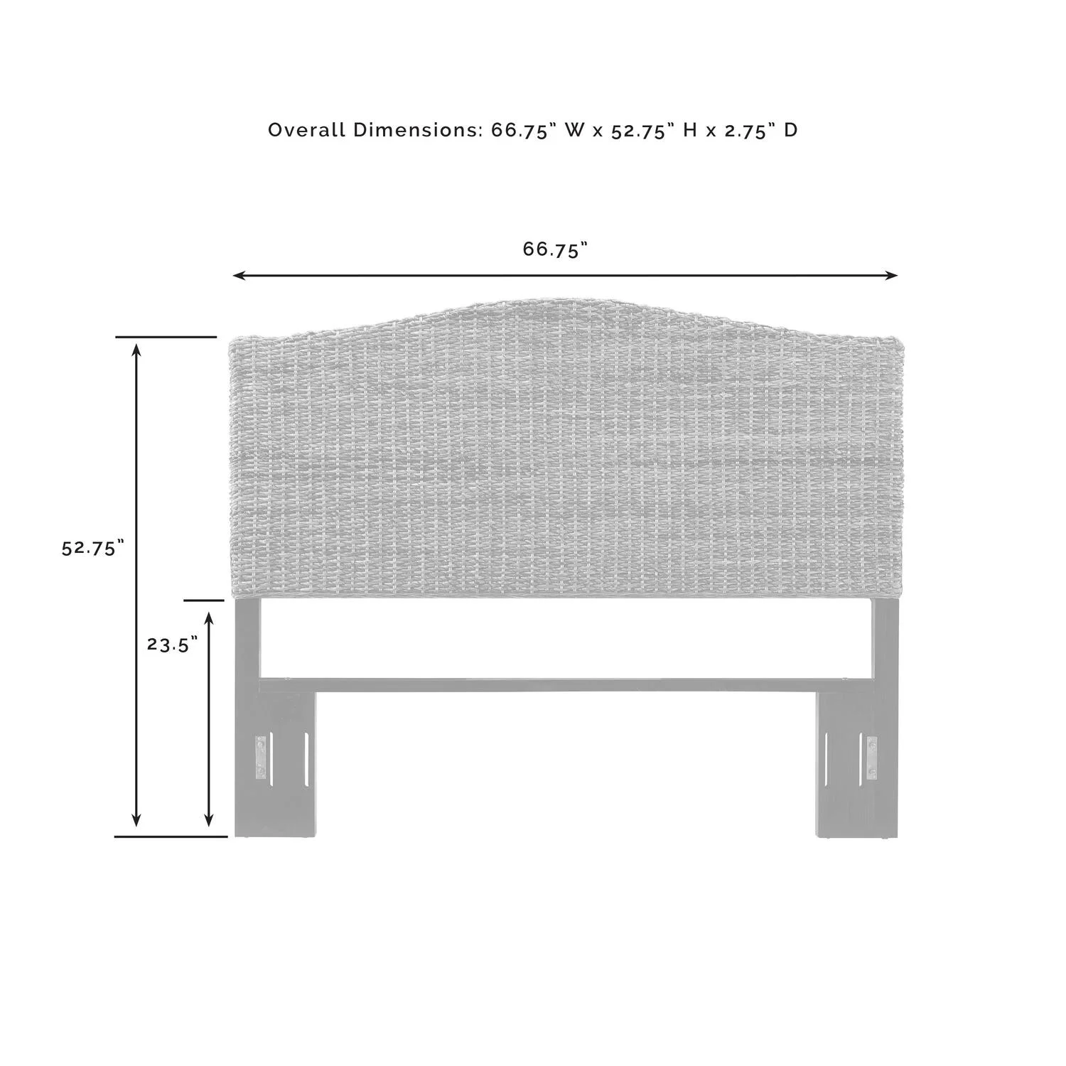 HomeStock Island Oasis Queen Headboard Banana Leaf