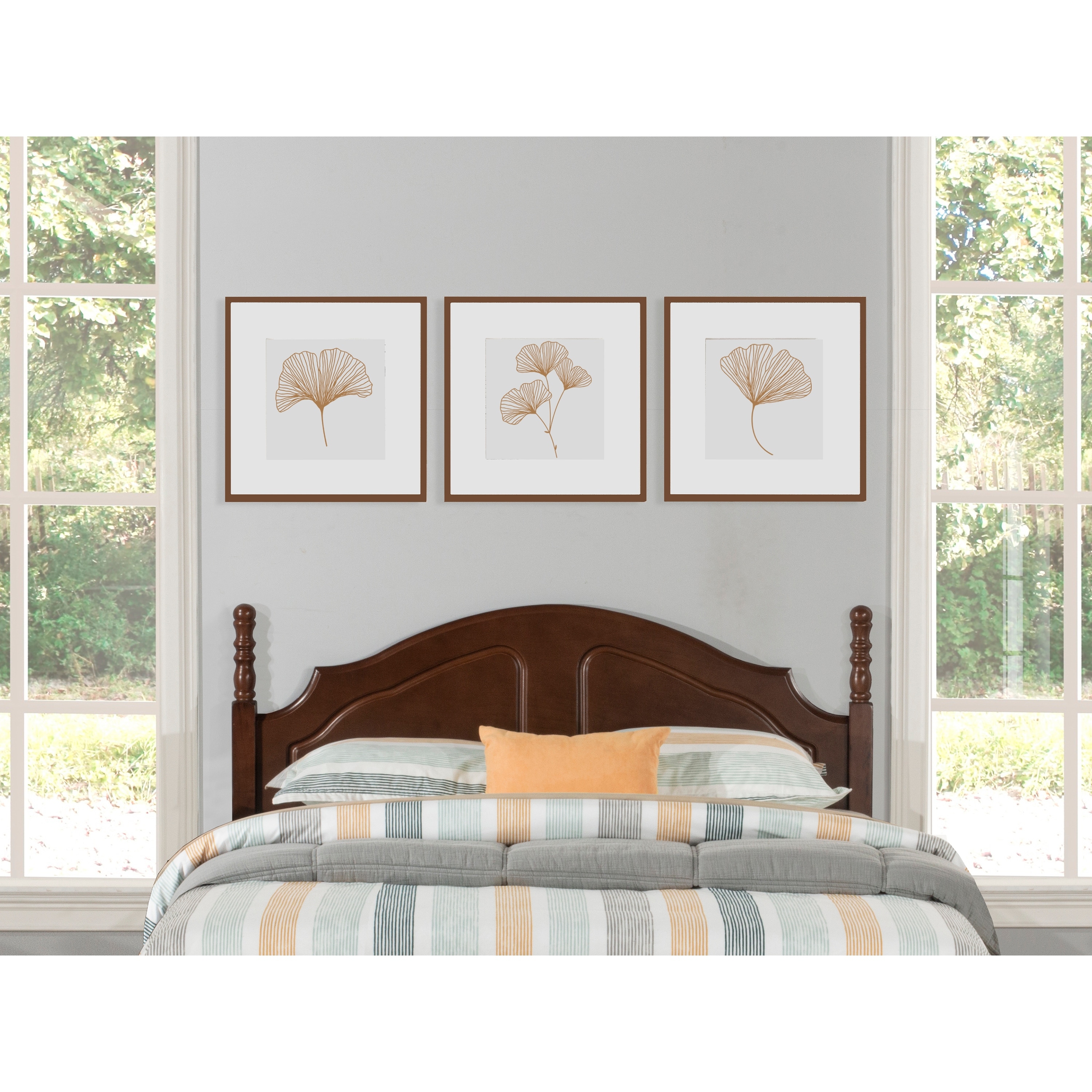 Copper Grove  Bordeaux Wood Headboard Only, Walnut 61
