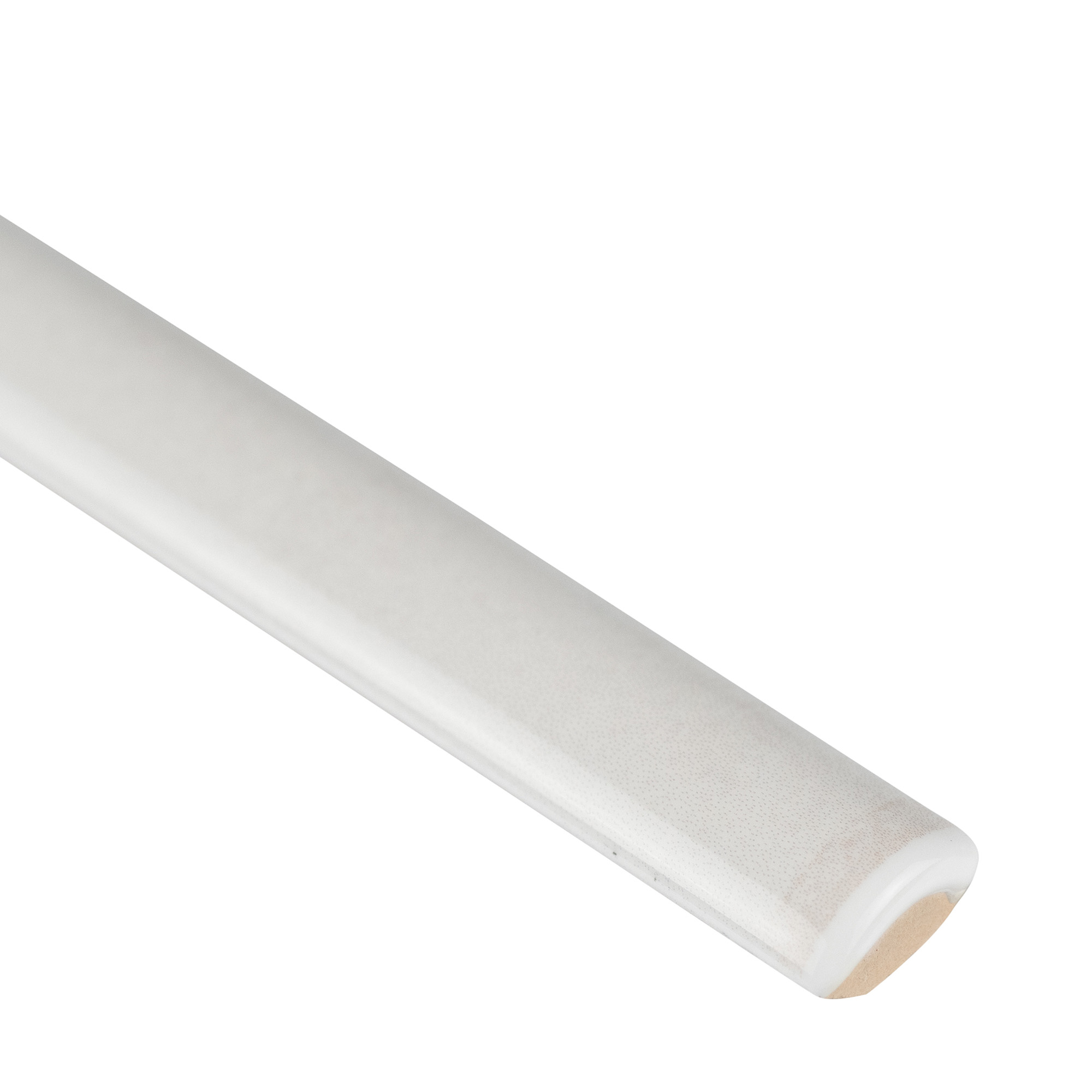 MSI Renzo Dove Quarter Round moulding 0.6 in. x 12 in. Glossy Ceramic Wall Tile (10 lin. ft./Case)