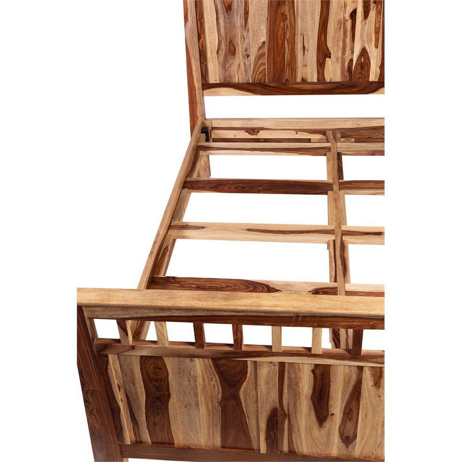 Kalispell 4 PC Solid Sheesham Wood Queen Bedroom Set