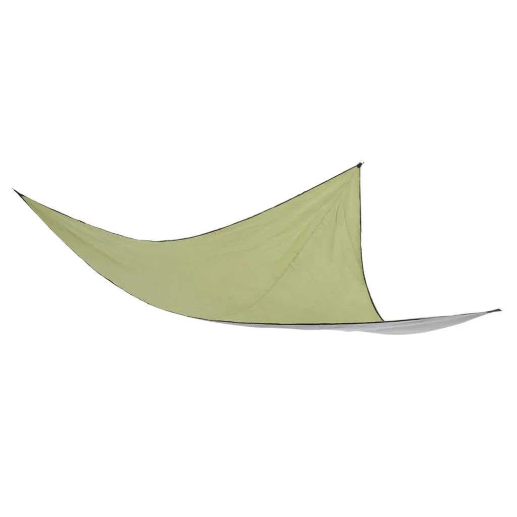 Outdoor Triangle Tent Tarp Sunshade Green 3x3x3m