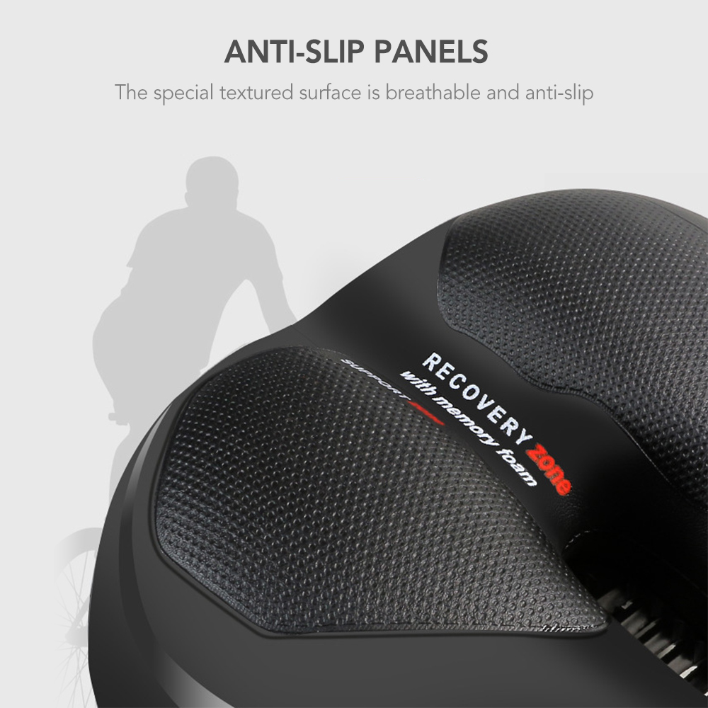 Pristin Bike Saddle,MTB Bike Soft Seat Cushion Seat Breathable Saddle Bike seat Saddle Dual Soft Bike Saddle Waterproof QAHM seat HUIOP Waterproof