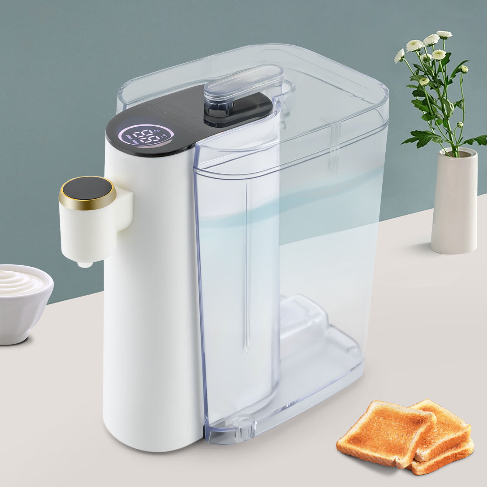 Aiqidi 3s Instant Hot Water Dispenser, Baby Bottle Formula Dispenser, Mineral/Bottled Water Dispenser 1500W Portable Water Warmer