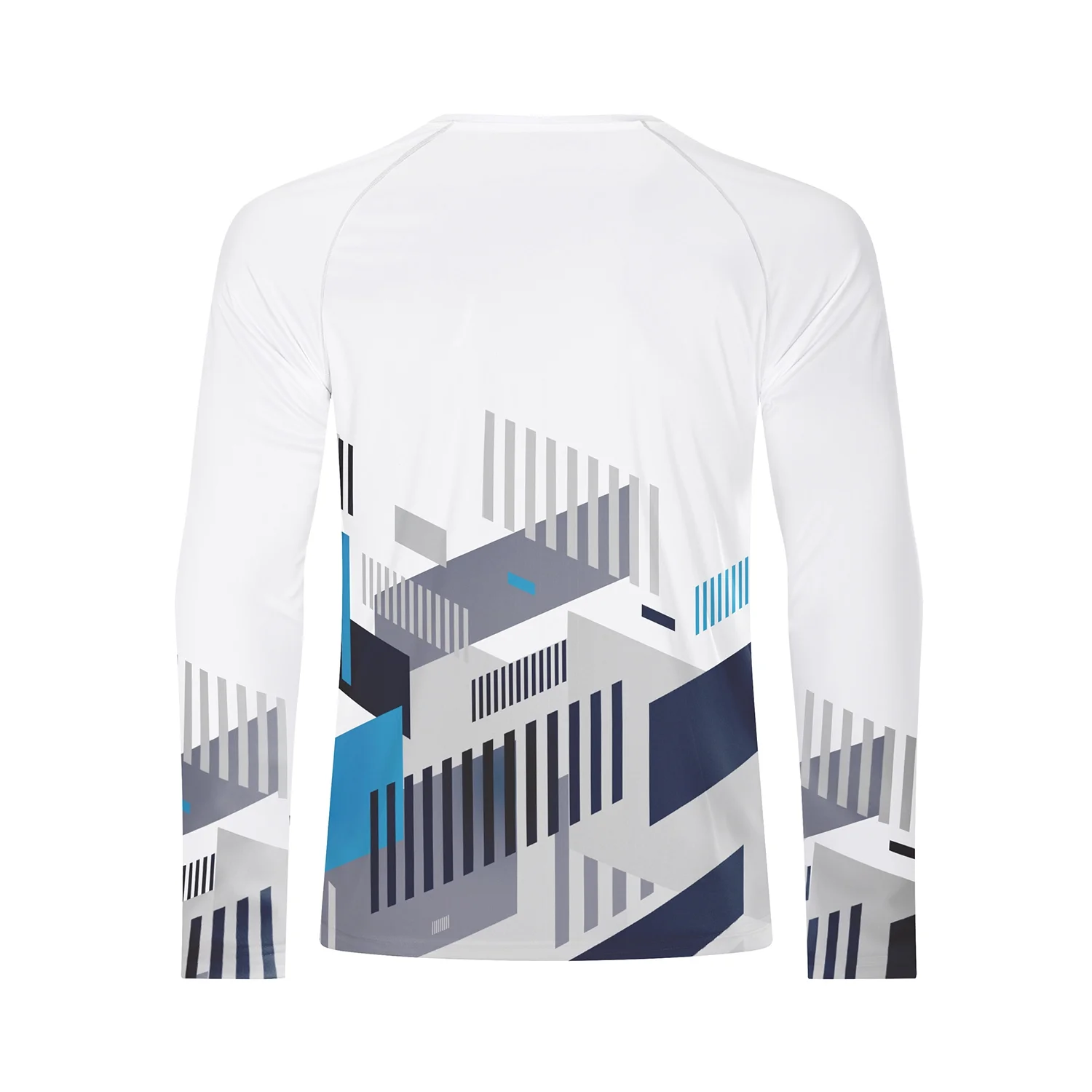 UPF50+ Sun Protection Shirts for Men Long Sleeve Swimming Hiking Quick Dry Lightweight White XXL