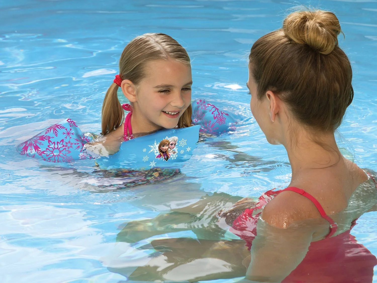 2-in-1 Swim Trainer - Swimways - Disney Frozen Age 2-6 (20-65 lb) New 28075-2