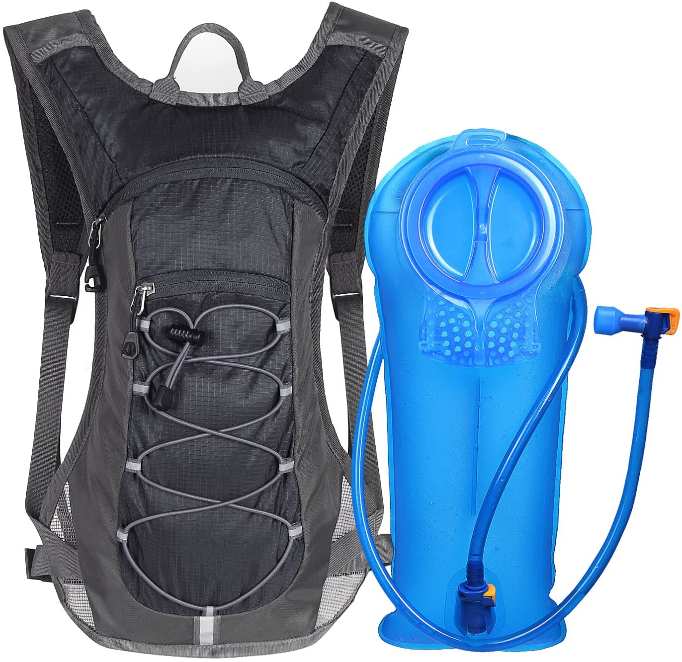 Hydration Pack Backpack with 70 oz 2L Water Bladder for Running, Hiking, Cycling, Climbing, Camping, Biking
