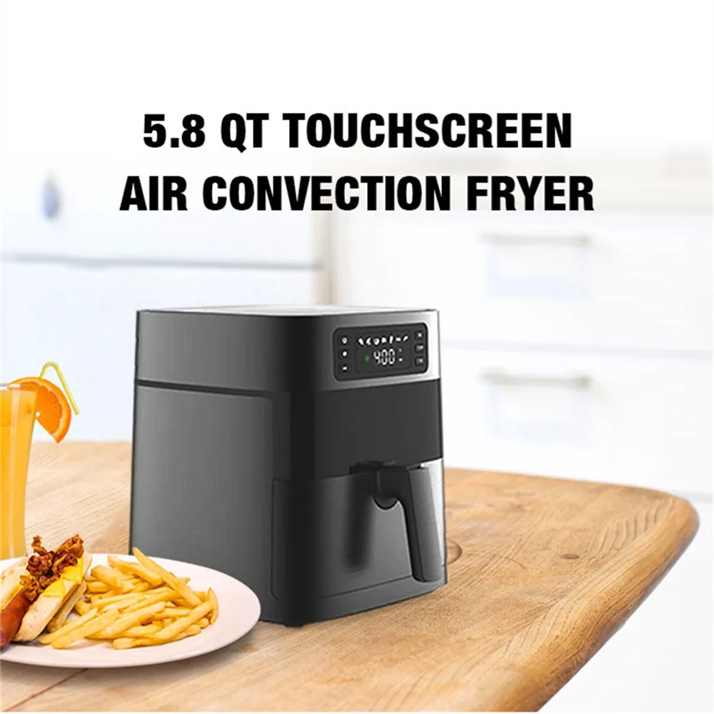 6 Quart Air Fryer 7-In-1 Digital Air Fryer Oven Dishwasher Safe Oilless 1700W