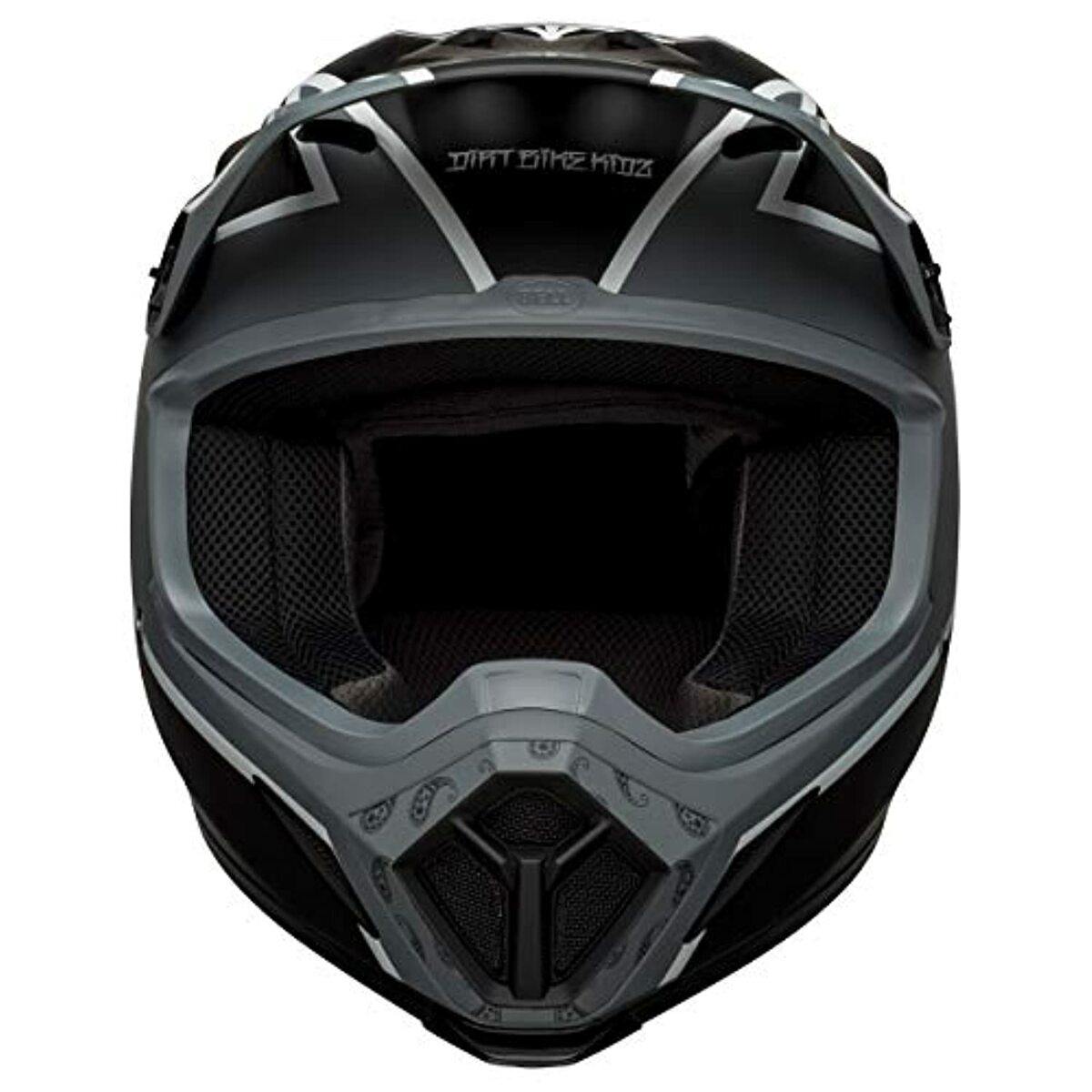 Bell Helmets MX-9 Twitch MIPS Helmet (X-Large, Matte Black/Gray/White)