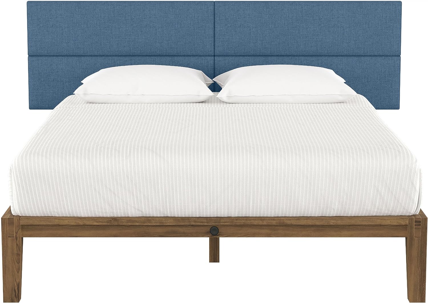 Panelist Modern Padded Headboard – Set Of 4 Wall Mounted Panels (Each 11.25