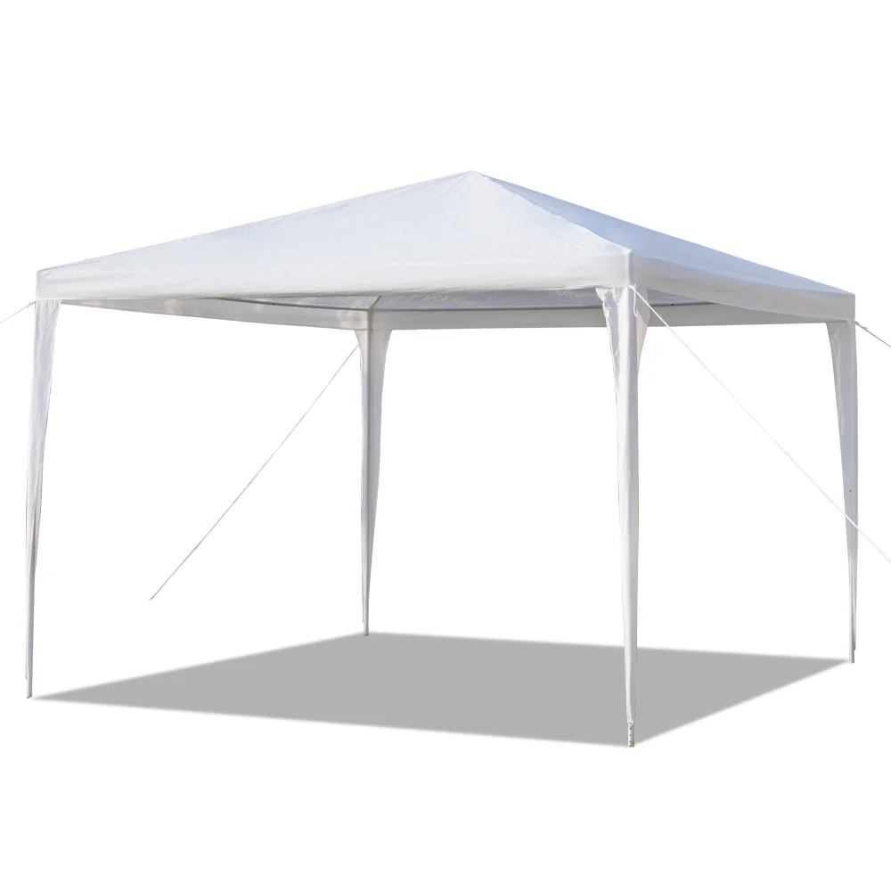 Canopy Tent 10 x 10 Ft Party Tent Outdoor Canopy Waterproof Portable Gazebo for Wedding Patio Garden Lawn Backyard White