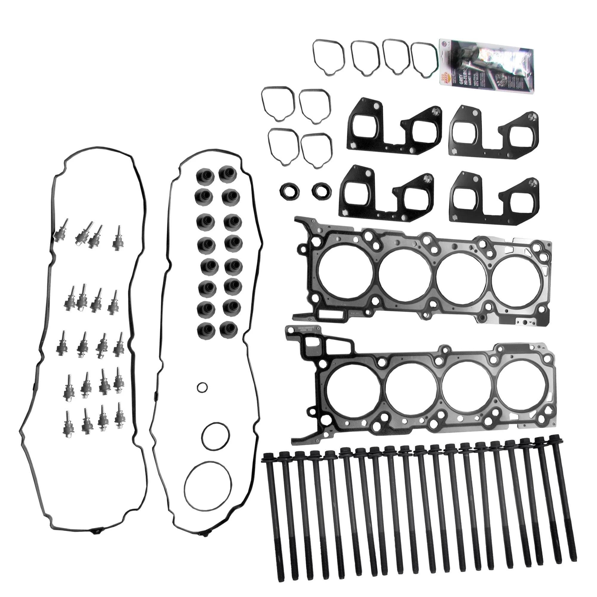 MLS Engine Cylinder Head Gasket Bolts Set For 2010-2020 Ford F-150 F-250 6.2L