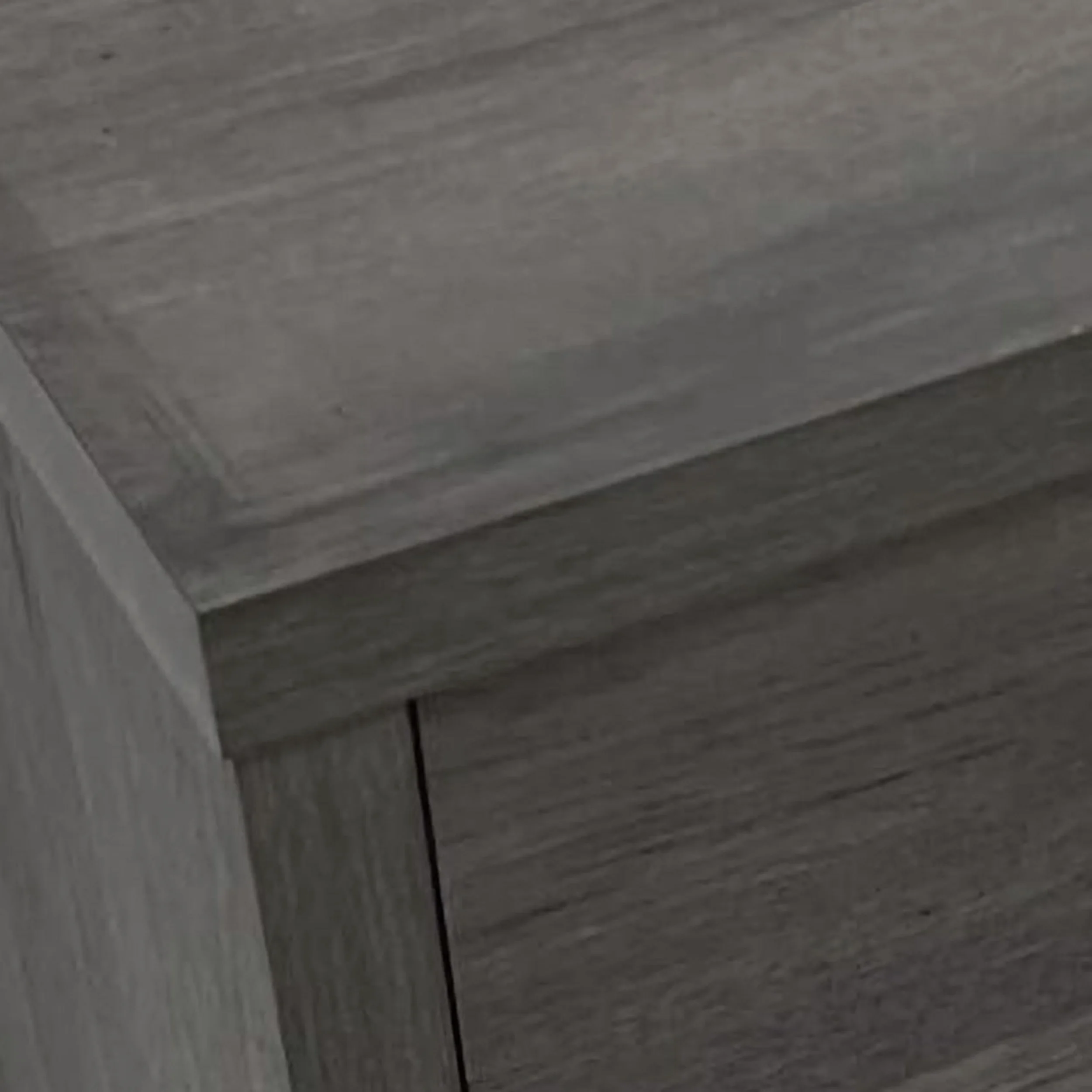 Noble House Alachua Faux Wood 3 Piece 3 Drawer Dresser and Nightstand Bedroom Set, Gray Maple