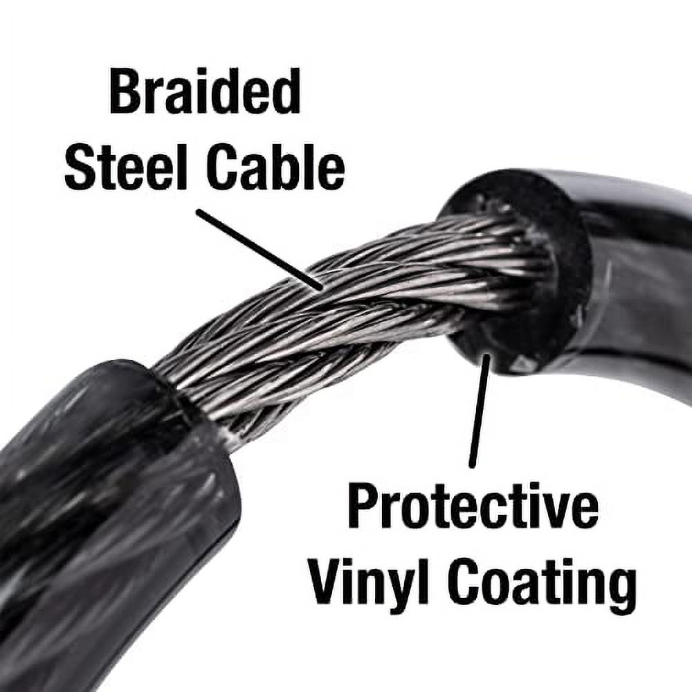 Master Lock Master Lock 8114D Combination Cable Lock, 6' x 5/16