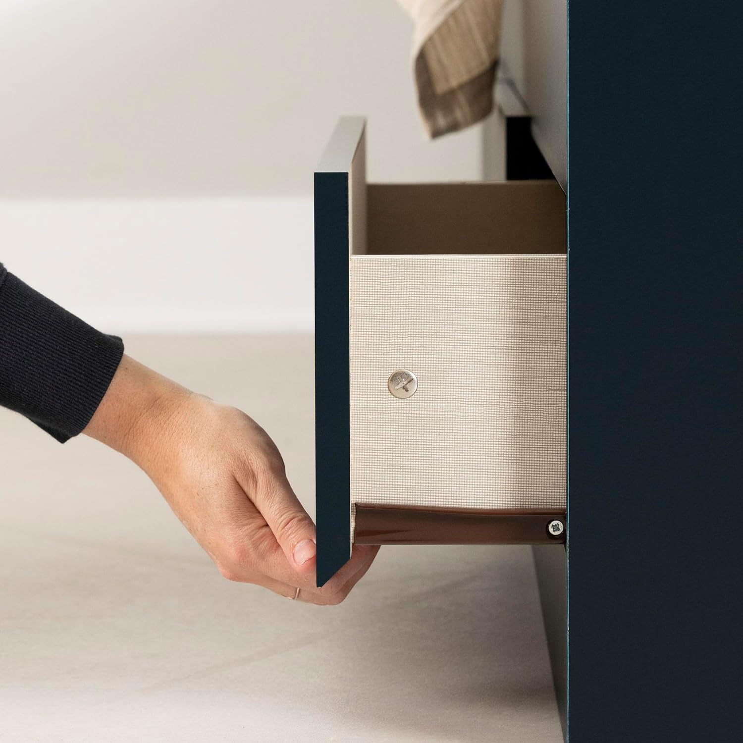 Hazen Mates Bed With 3 Drawers, , Navy Blue