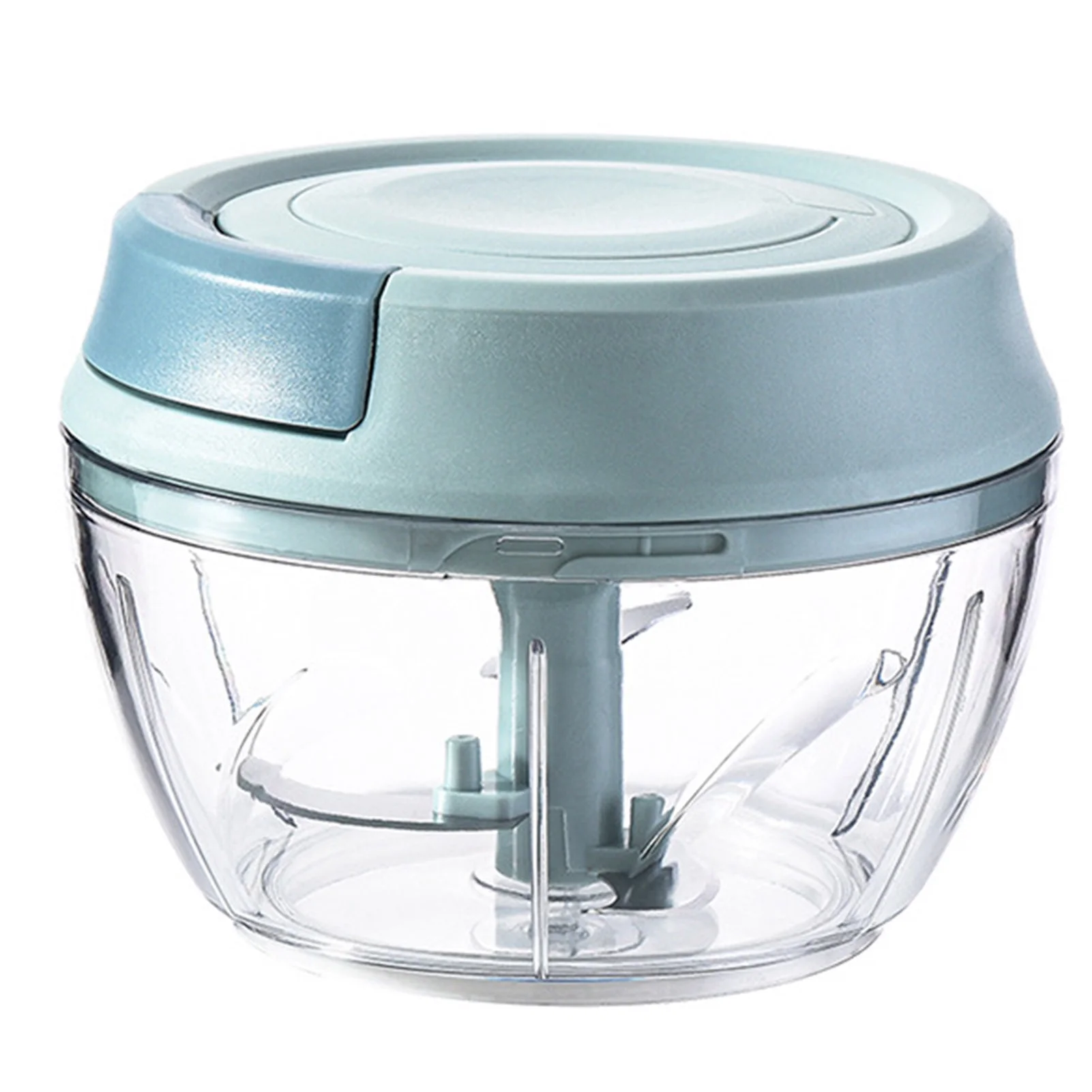 Taicanon Onion Cutter Manual Onion Chopper With Pulley Kitchen Multi Chopper Small Vegetable Cutter Onion Chopper For Onions(Blue)