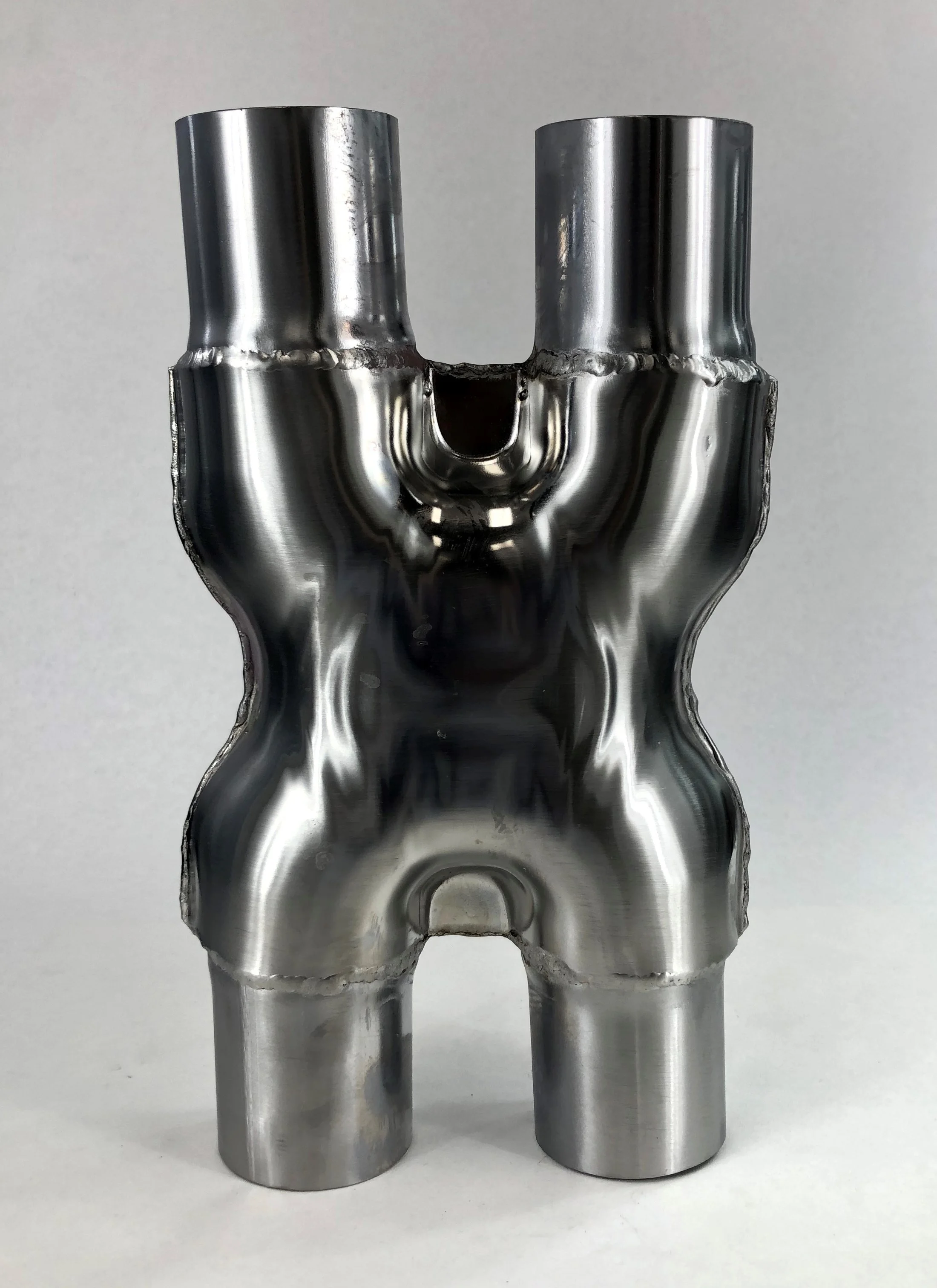 Universal T201 Stainless Steel X-Pipe 2.25