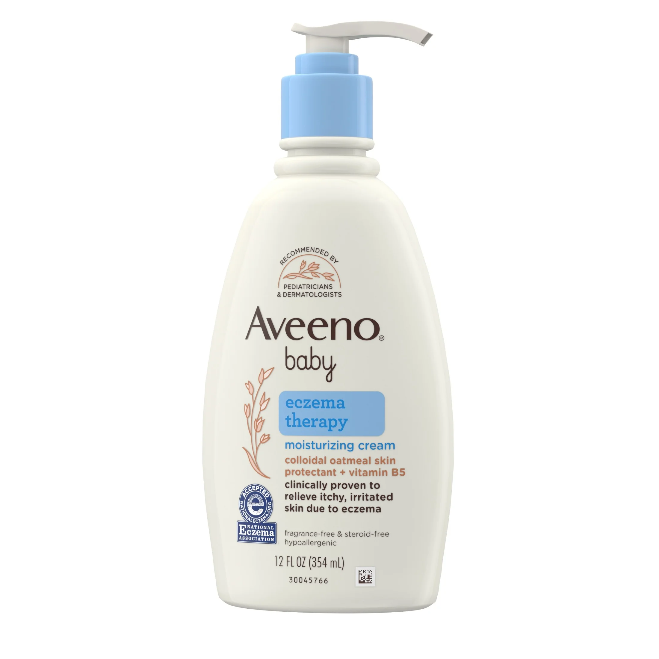 Aveeno Baby Eczema Therapy Moisturizing Cream with Oatmeal, 12 fl. oz