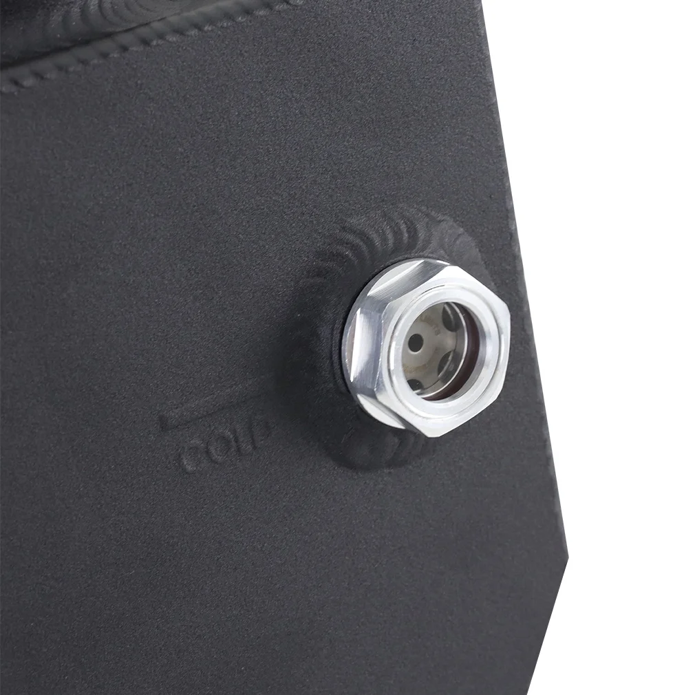 Mishimoto Aluminum Degas Tank Compatible with Chevy/GMC 6.6L Duramax (LB7/LLY/LBZ) 2001-2007, Micro Wrinkle Black