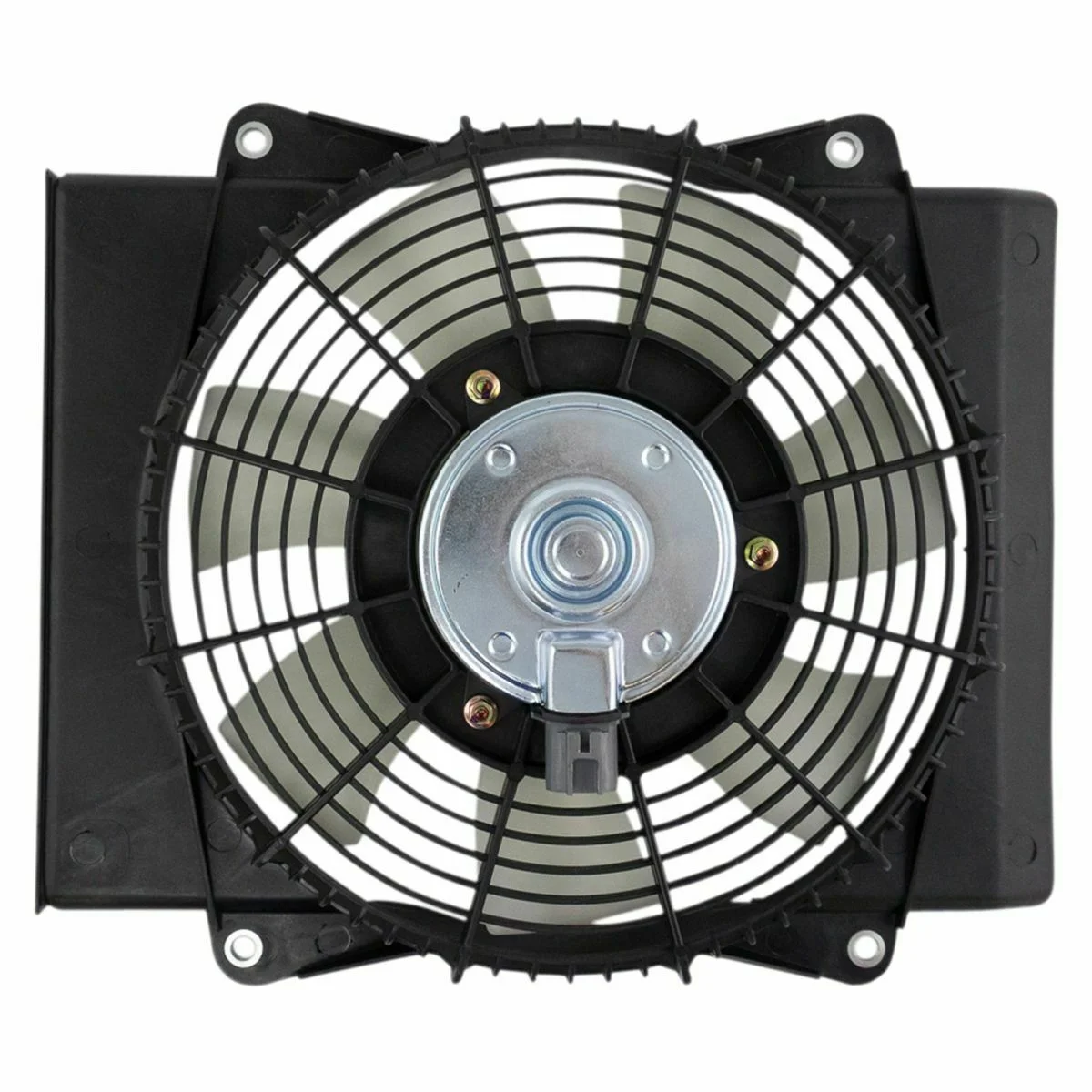 A/C Air Conditioner Condenser Cooling Fan Assembly For 2008-2017 Chevy GMC Isuzu