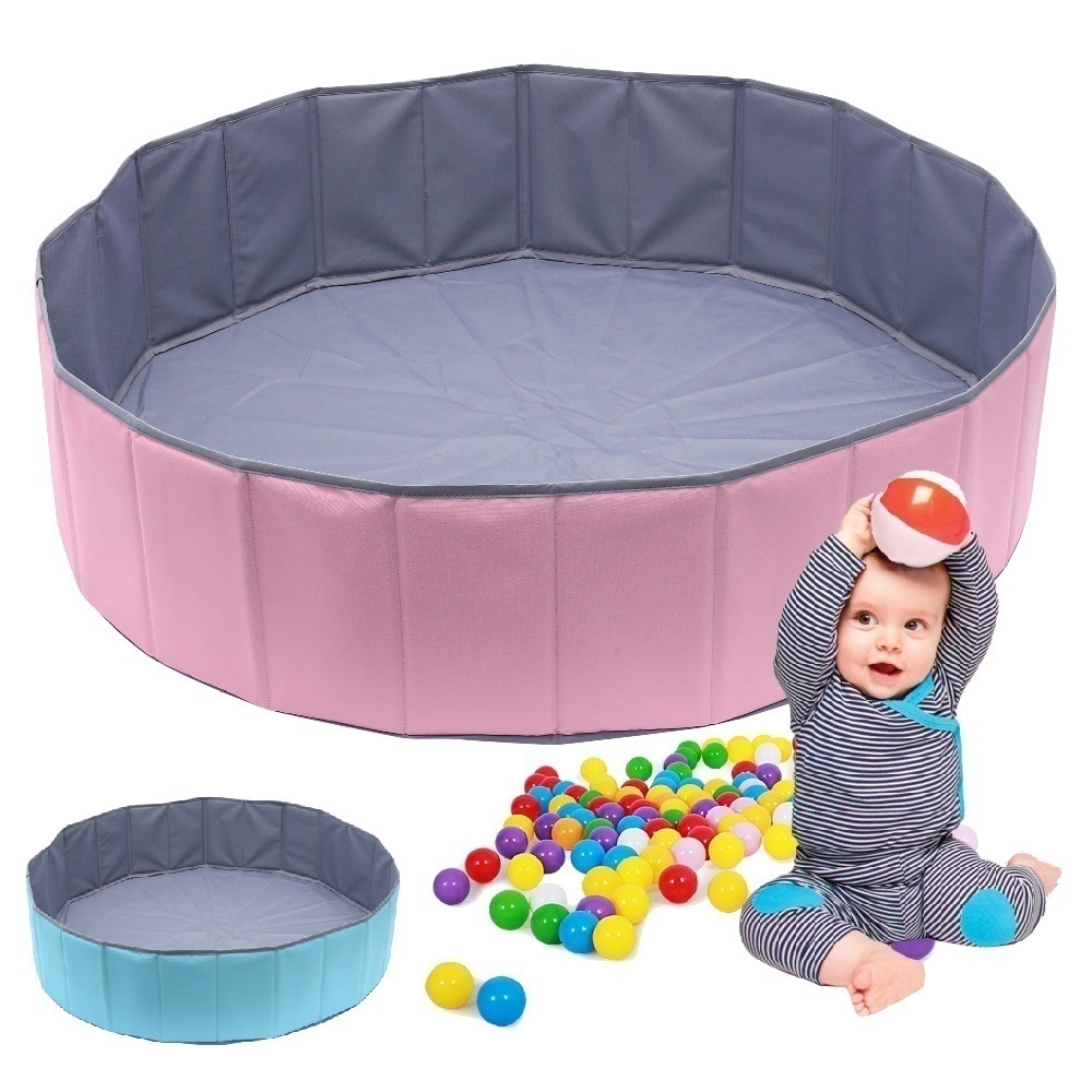 ODOMY Toy Tent Ocean Ball Pit Pool Baby Ball Pits Foldable Ball Pool Ocean Ball Pool Toy Washable Folding Fence