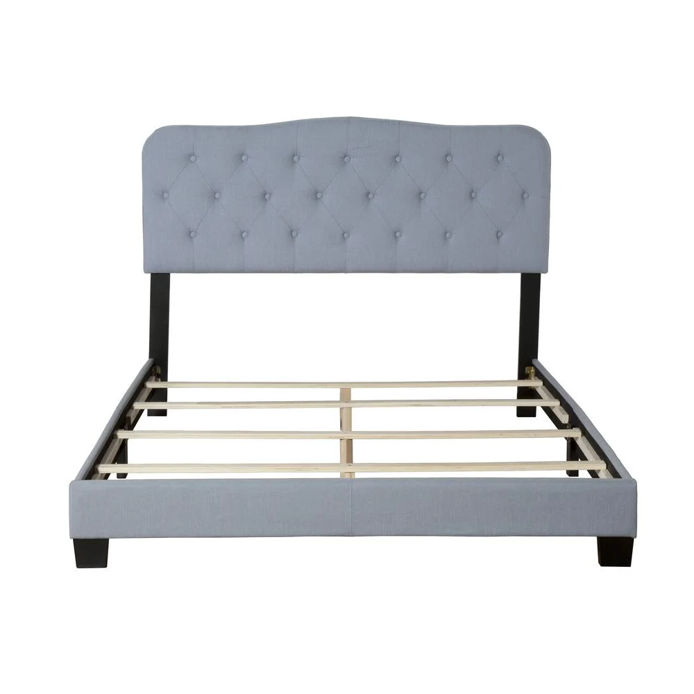 Bernards Ariana Upholstered Twin Bed In A Box