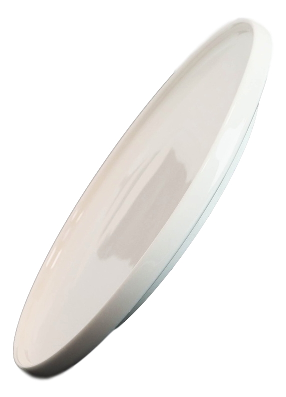 Pack Of 4 Kitchen Dining Modern White Stoneware Coupe Dinner Lunch 8