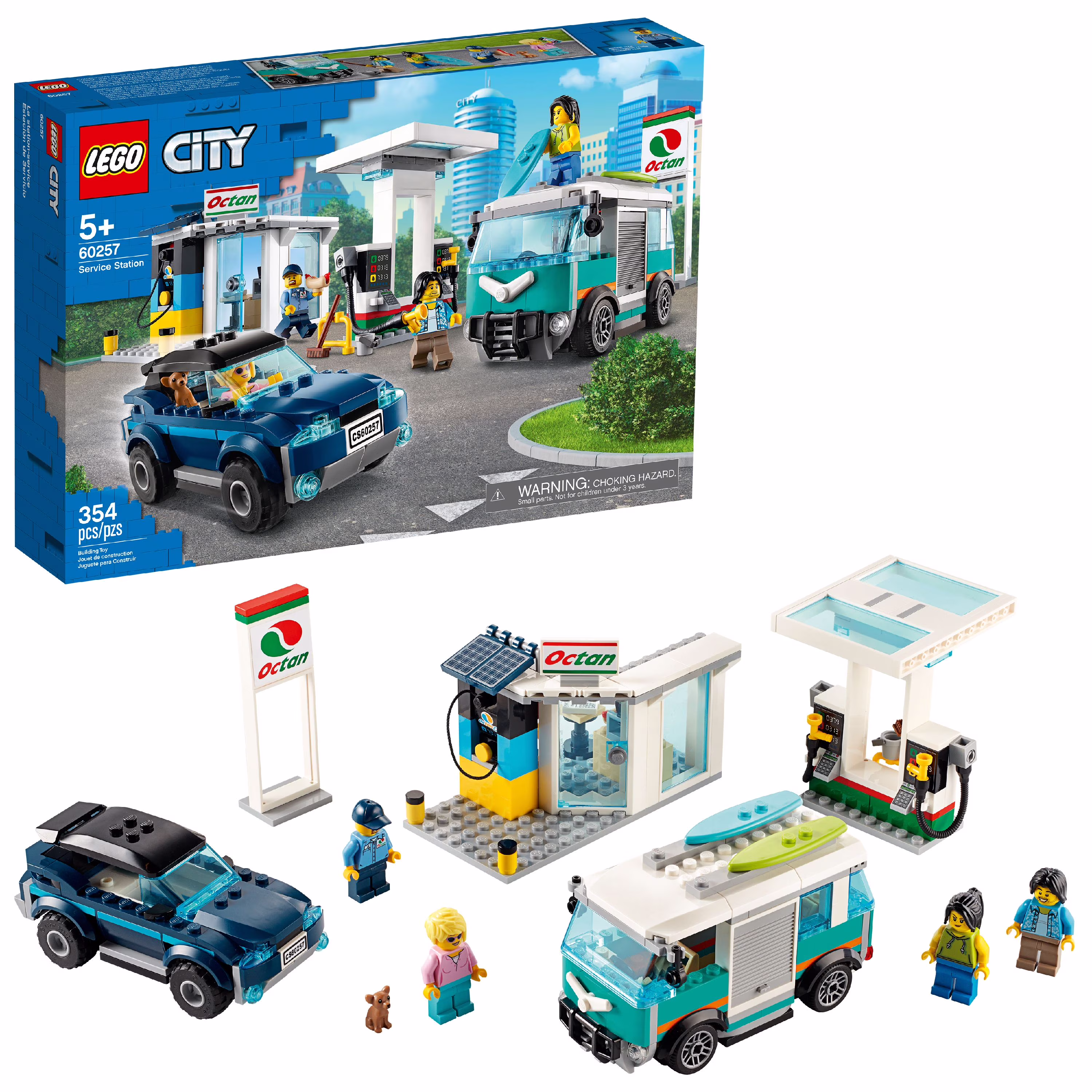 LEGO City Service Station 60257 Building Sets for Kids (354 Pieces)