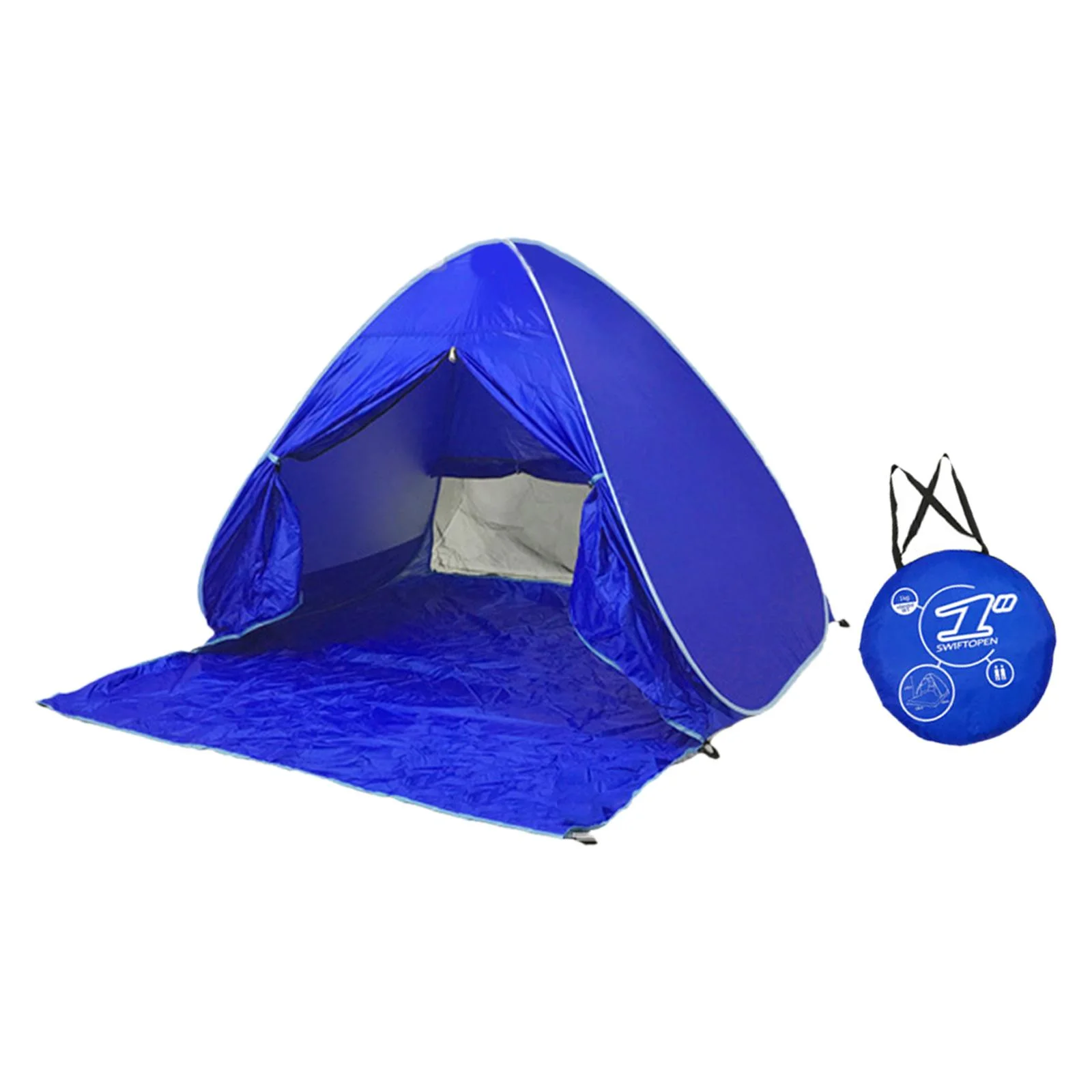 Beach Tent Beach Sunshade up up Tent for Backyard Picnic Hiking Blue