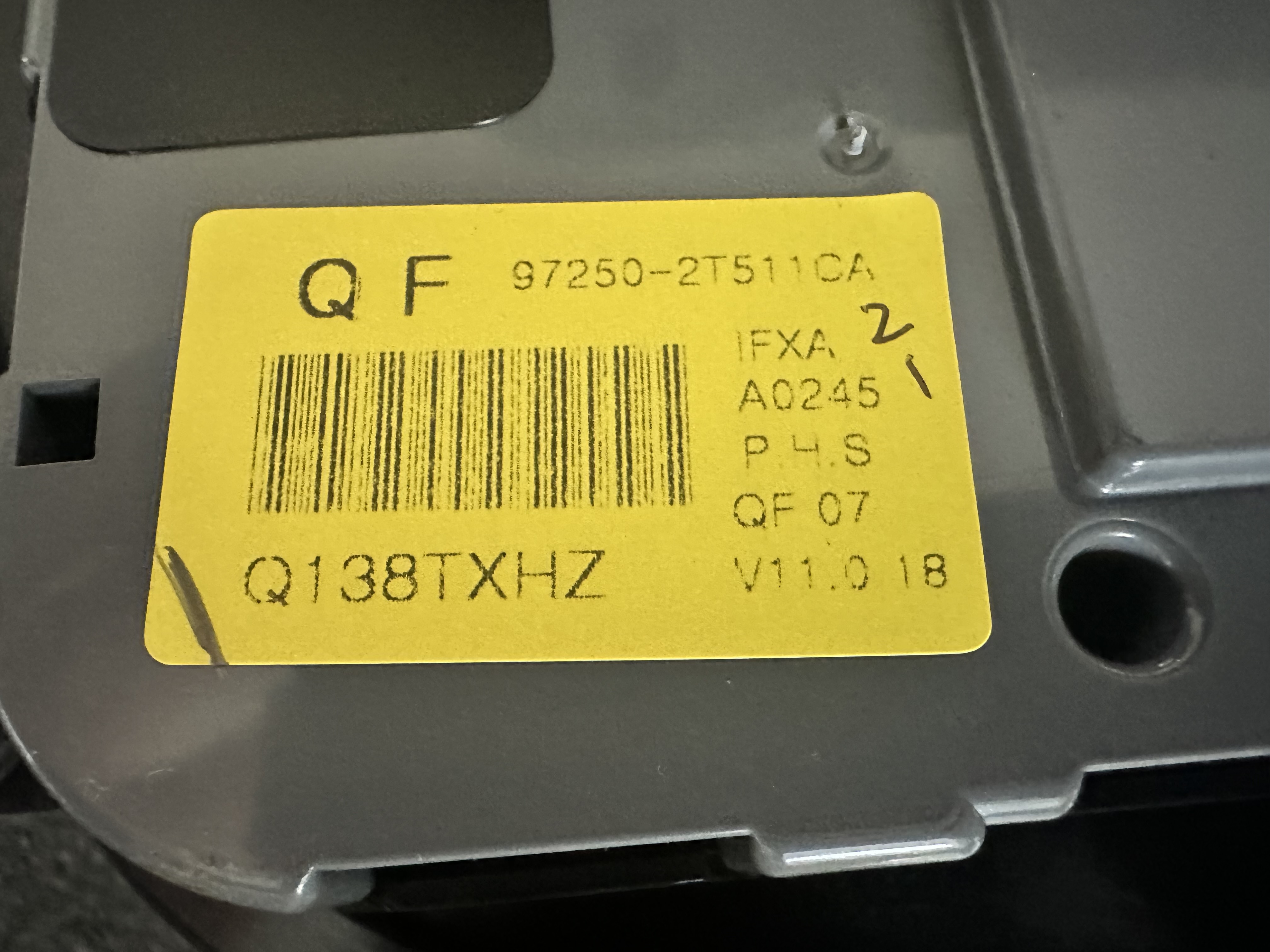 Pre-Owned 2011-2013 Kia Optima Heater AC Temperature Control Unit OEM LKQ (Good)