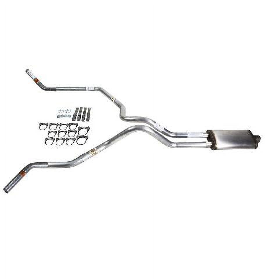 Ram 07-08 dual exhaust 2.5 MA pipe Stainless muffler  Corner exit