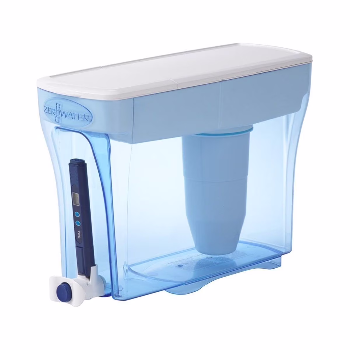 ZeroWater ZD-030RP Ready-Pour Water Dispenser, Blue, 30-Cup, Each