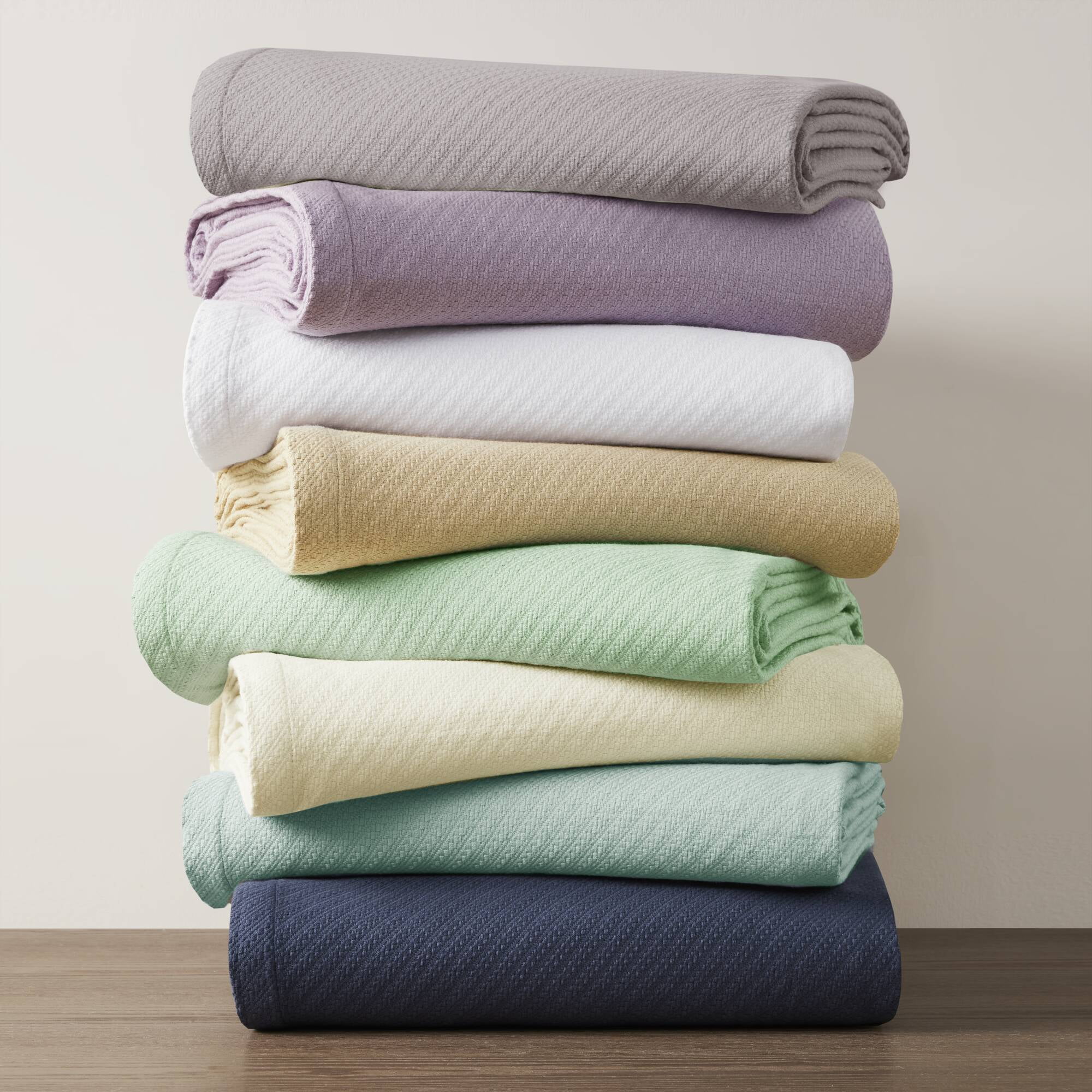 Madison Park Liquid Cotton Blanket, King, Seafoam