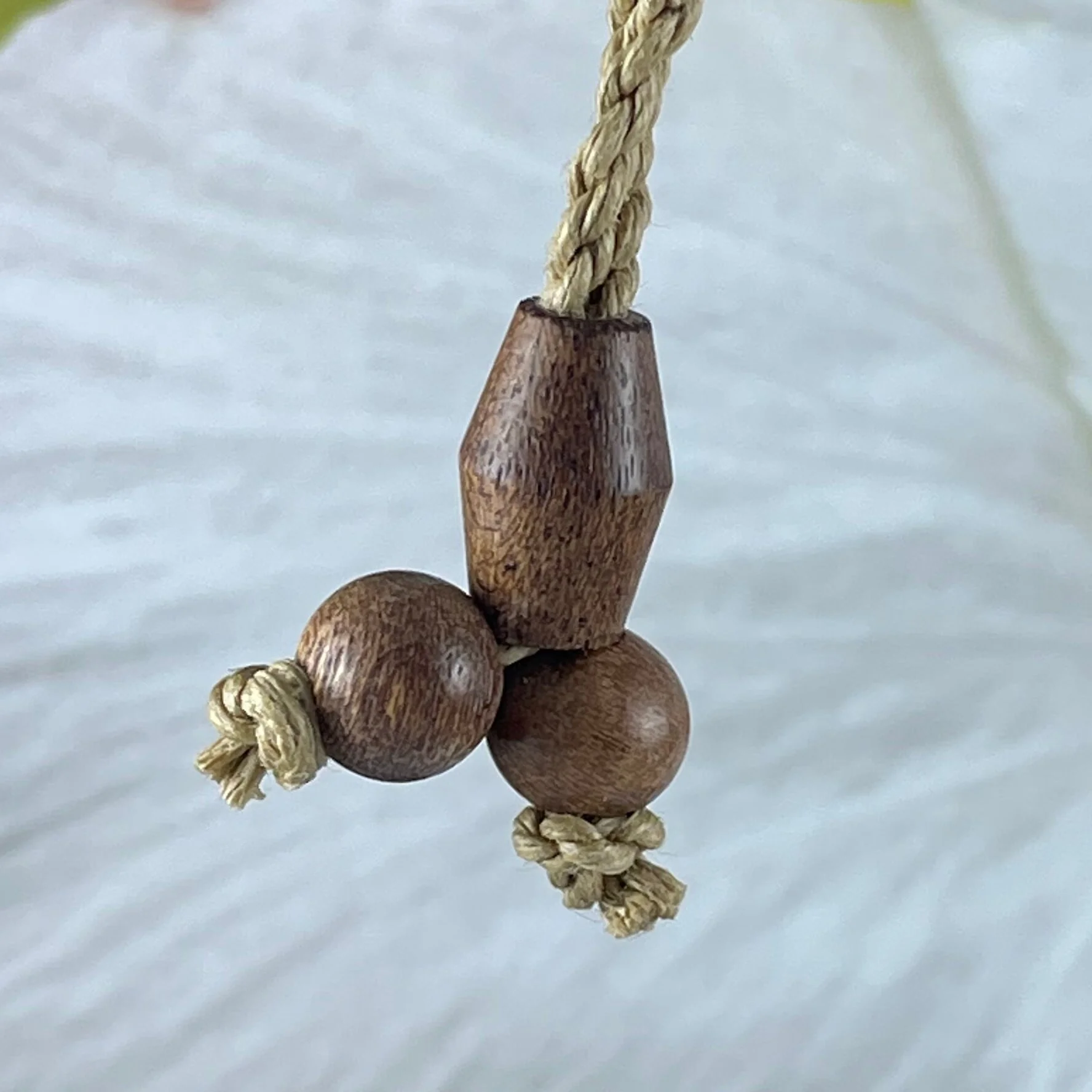 Unique Beautiful Hawaiian Large Genuine Koa Wood Fish Hook Necklace, Hand Carved Koa Wood Fish Hook Necklace, N9420 Birthday Valentine Gift