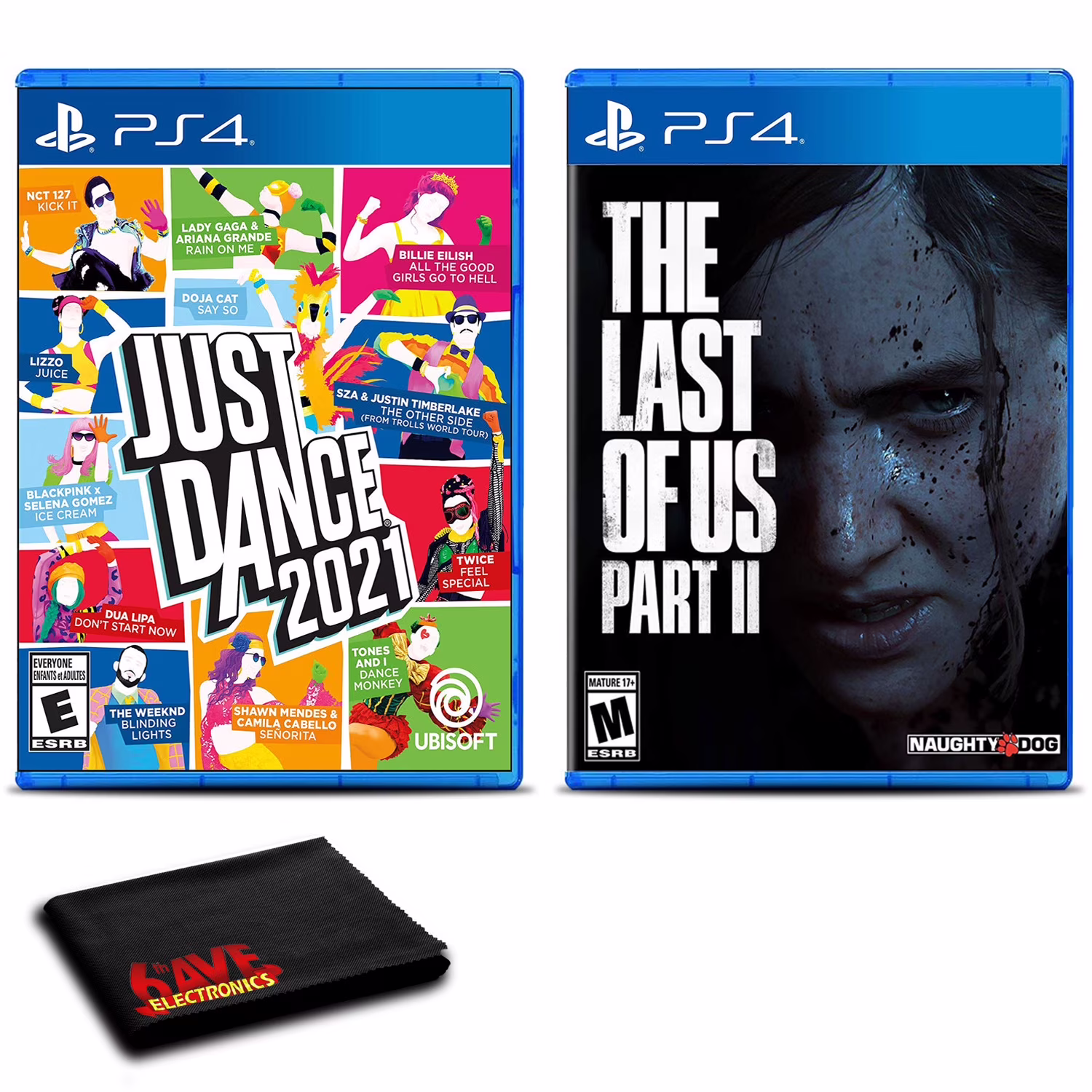 Just Dance 2021 and The Last of Us Part II for PlayStation 4 - Two Game Bundle