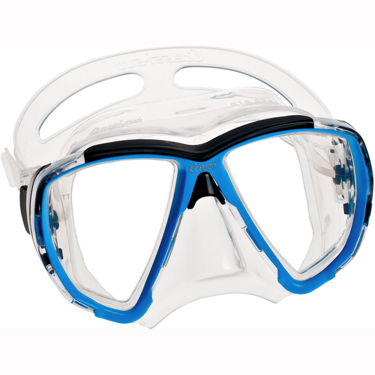 Cressi Big Eyes Two Window Mask (Blue)