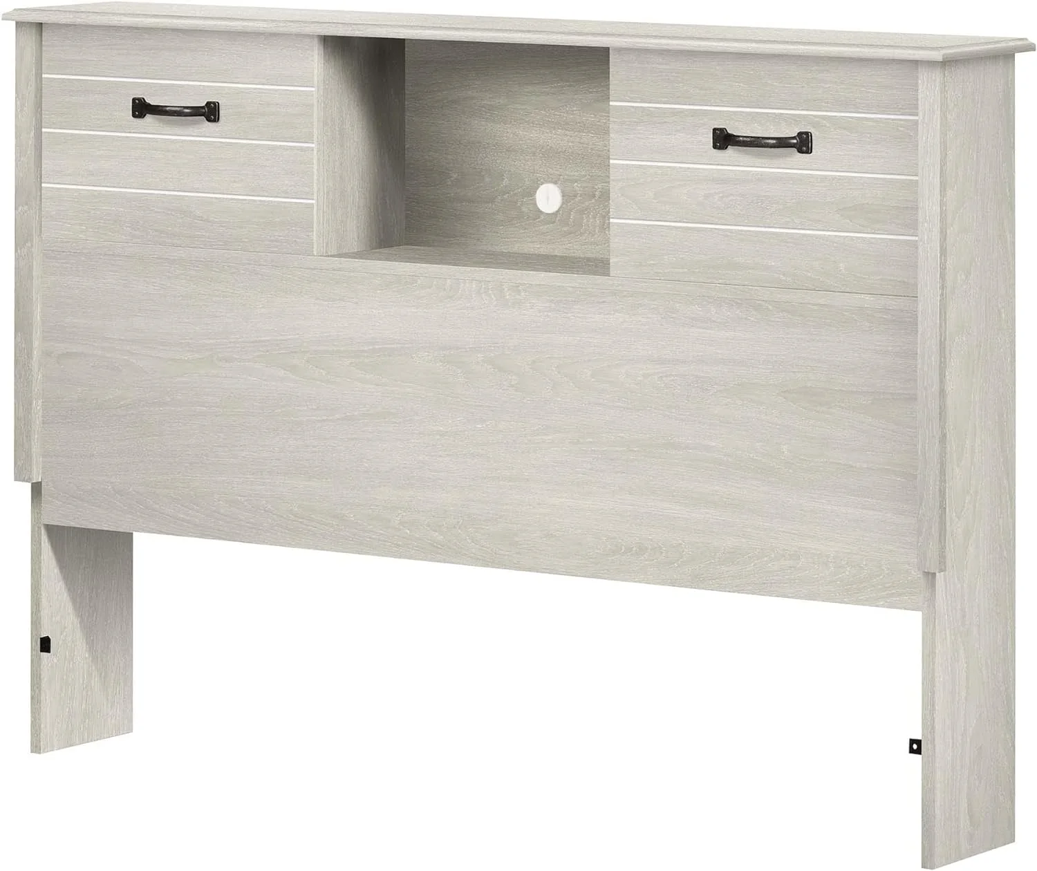 Ulysses Bookcase Headboard, Full, Winter Oak