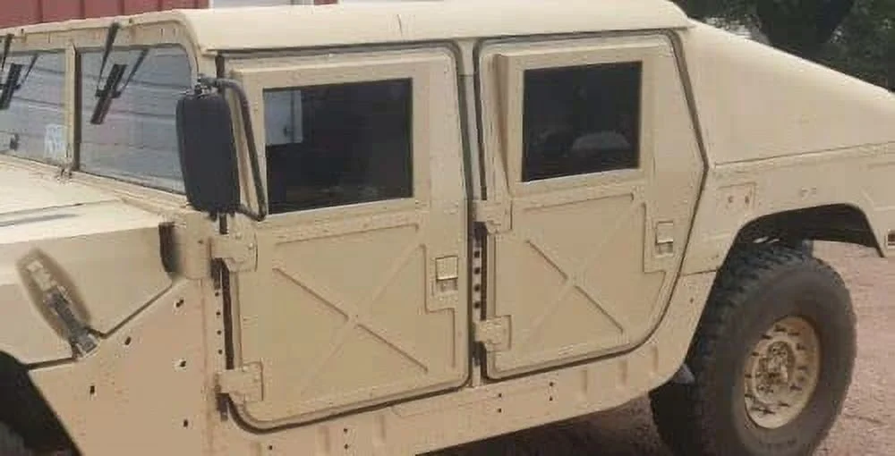 Federal Military Parts Hard X-Door - Set of 4 - Tan, fits Military Humvee