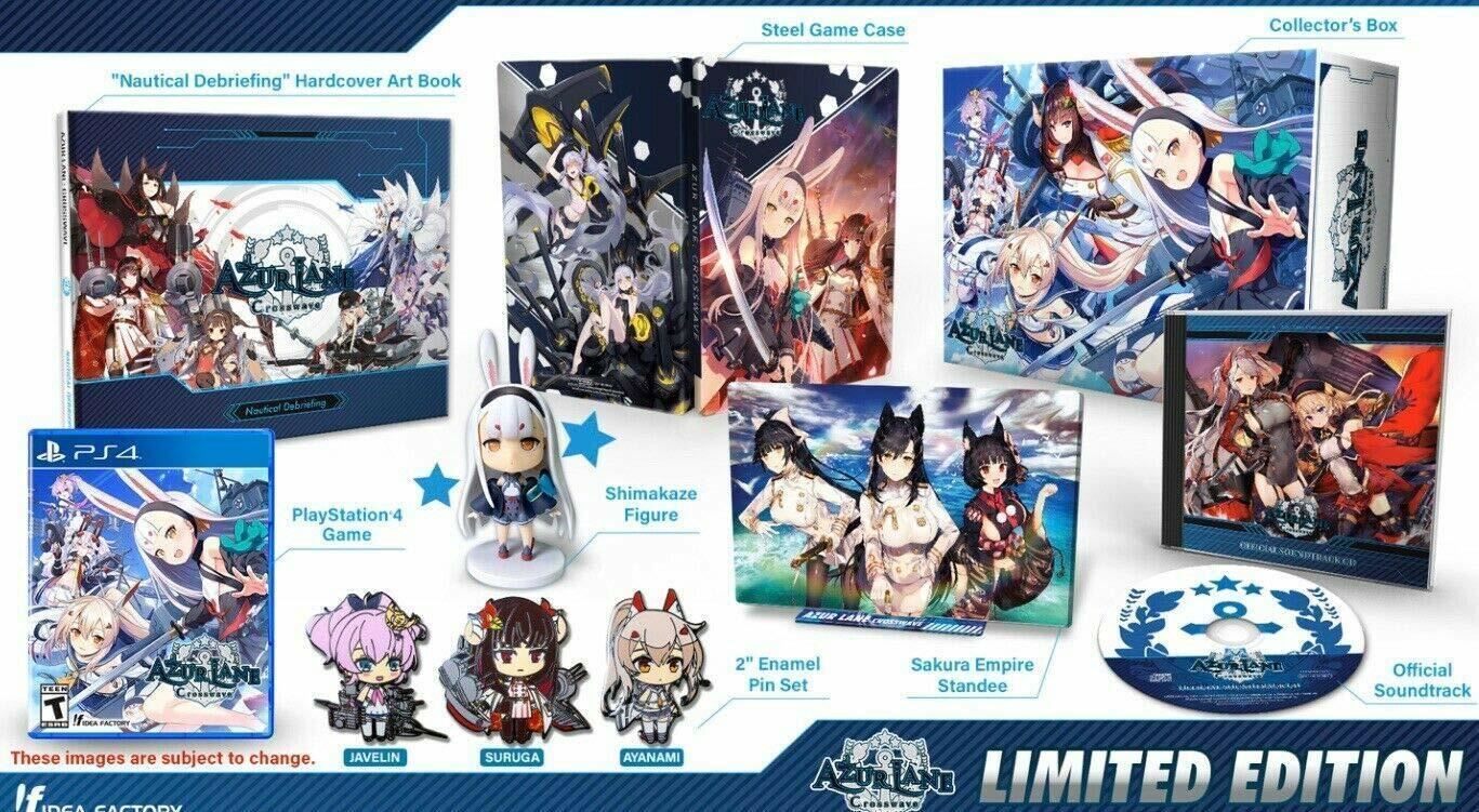 Azur Lane: Crosswave Limited Edition [Sony Playstation 4, Region Free] NEW