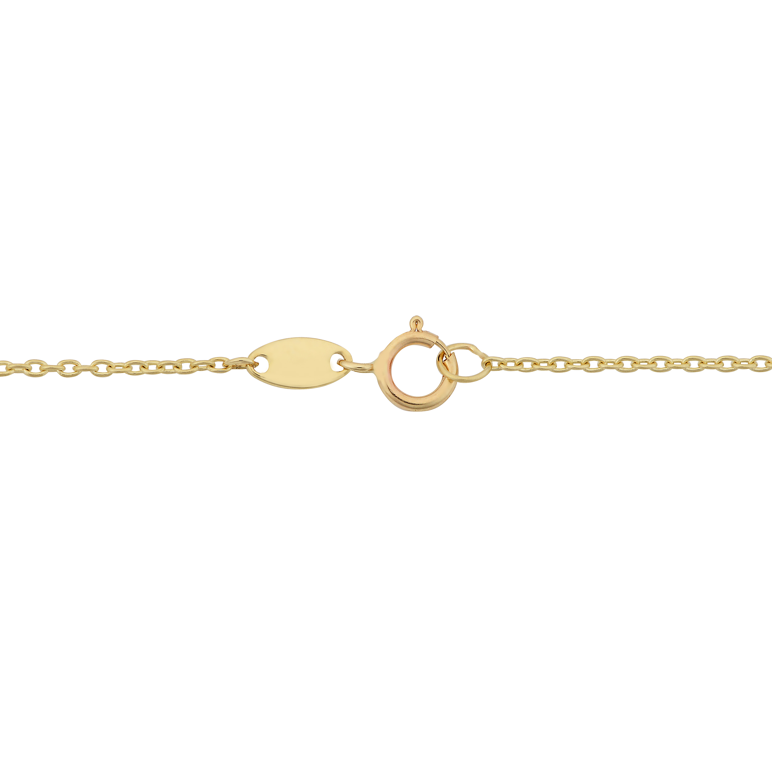 10k Two-Tone Gold Hamsa Bracelet (7.25 inch)