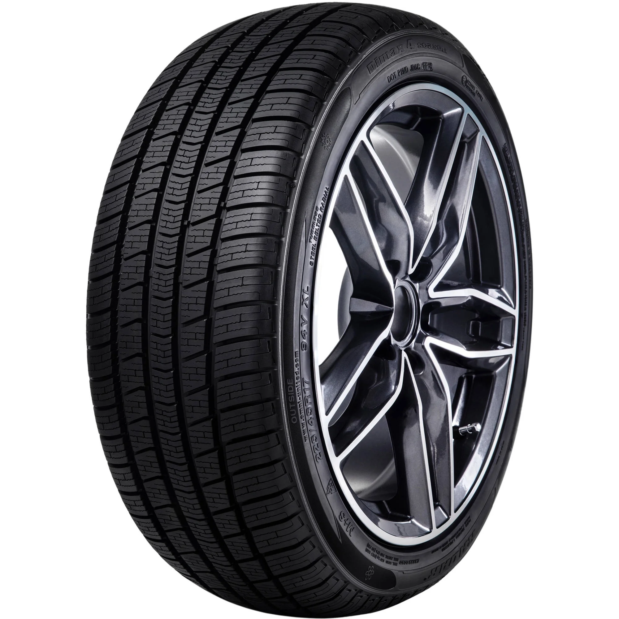 Radar Dimax 4 Season RP-4S 215/45R17 91 V Tire Fits: 2011-13 Honda Civic Si, 2010-11 Toyota Prius Base