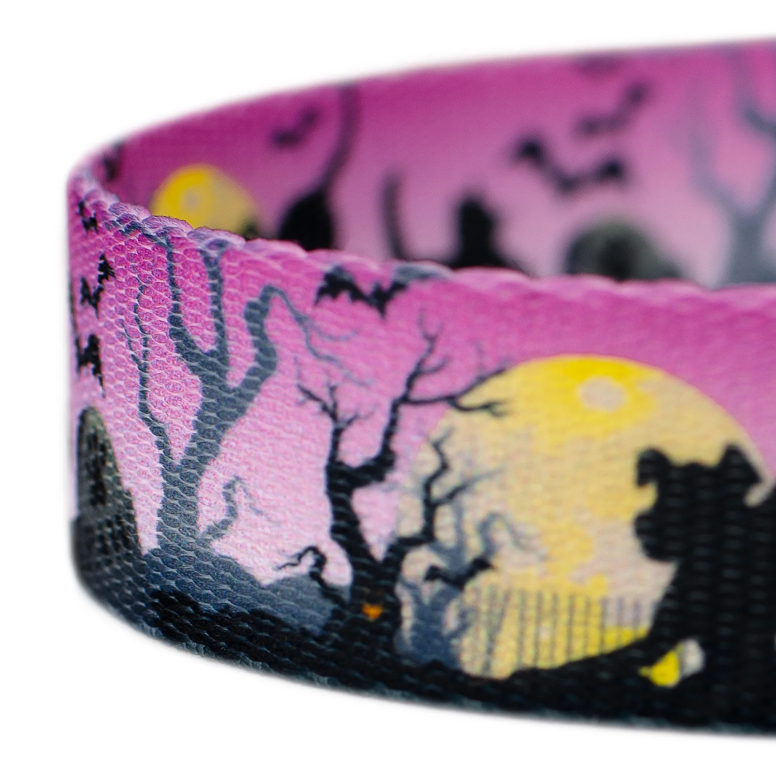 Country Brook Design® 5/8 inch Graveyard Gunmetal Dog Leash - 6 Foot