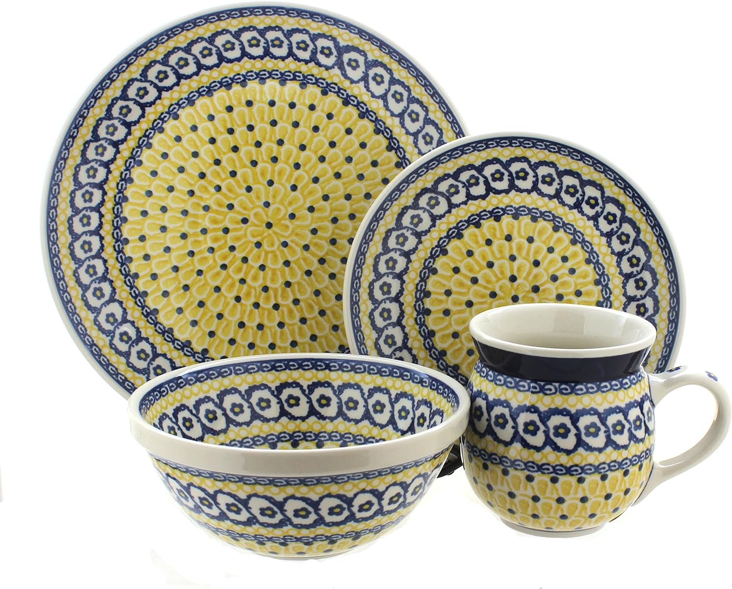 Polish  Saffron 4 Piece Place Setting - Service For 1