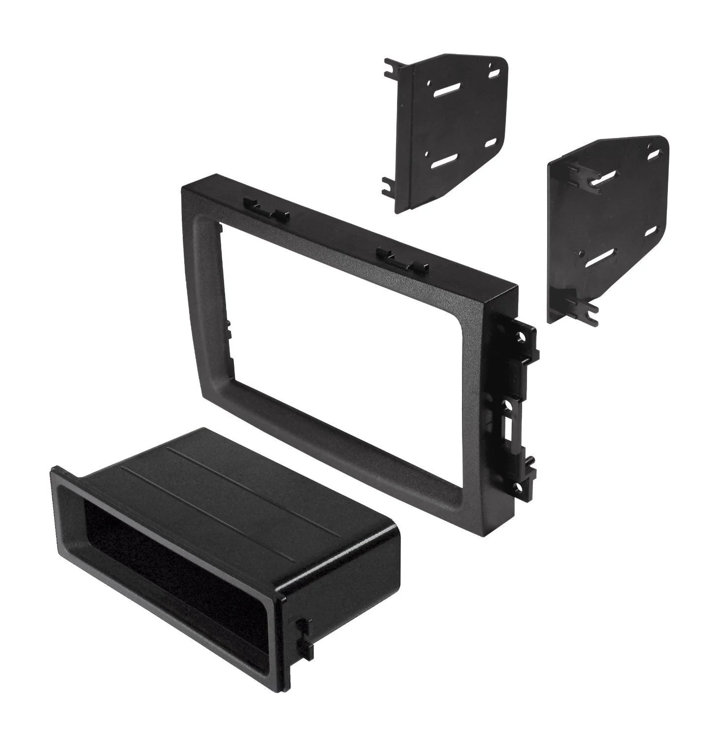 JEEP DODGE CHRYSLER 2004- 2008 ( SELECT MODELS ) AFTEMARKET CAR STEREO INSTALL KIT DASH MOUNTING KIT + RADIO REPLACEMENT INTERFACE + RADIO ANTENNA ADAPTER + REAR VIEW CAMERA