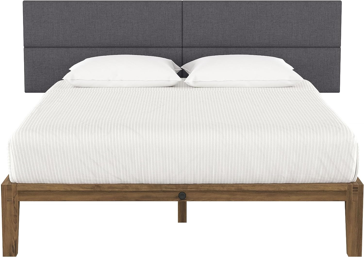 Panelist Modern Padded Headboard – Set Of 4 Wall Mounted Panels (Each 11.25