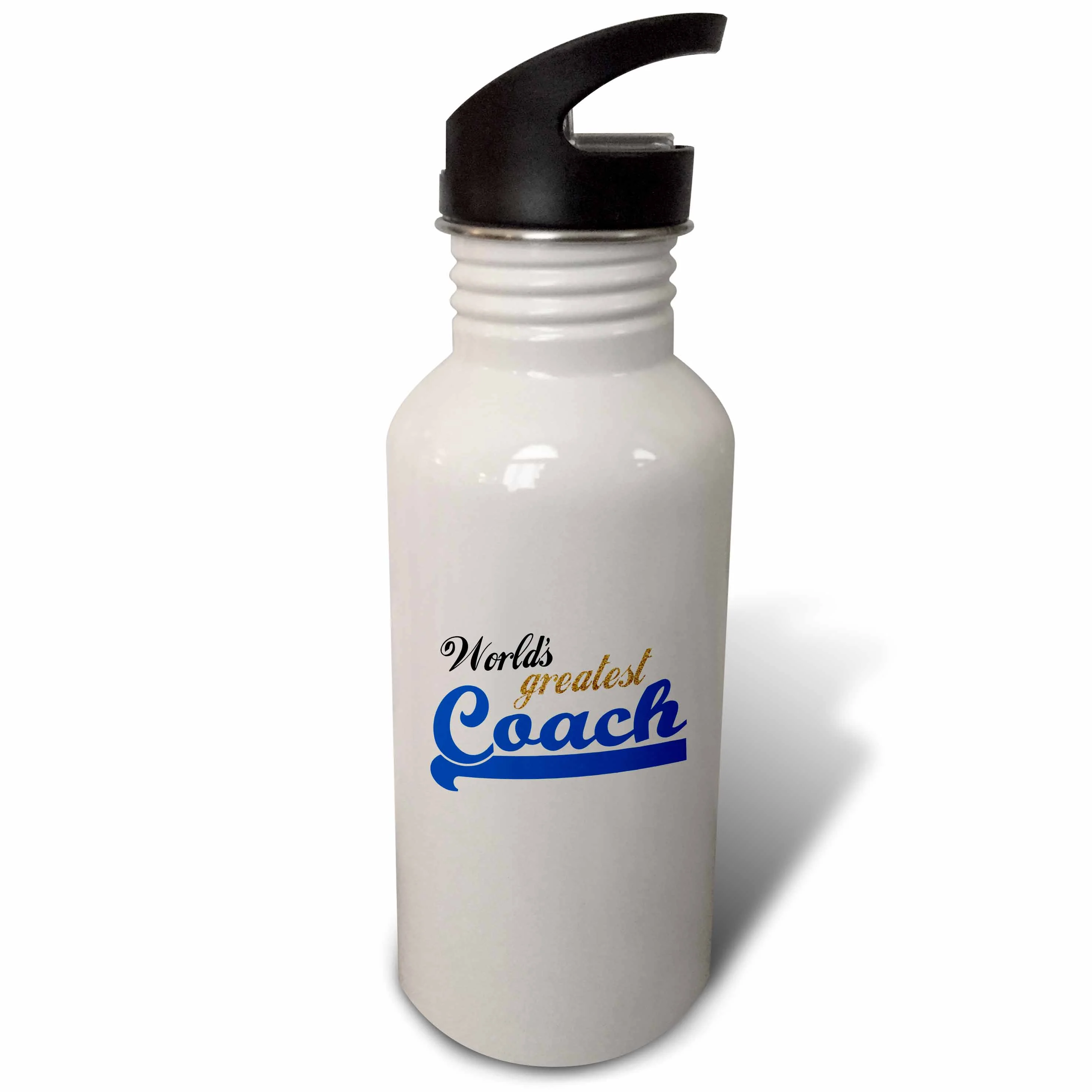 Worlds Greatest Coach - Best sports instructor - for physical education teachers and other coaches 21 oz Sports Water Bottle wb-151291-1