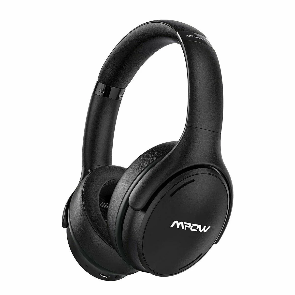Mpow IPO Bluetooth 5.0 Active Noise Cancelling Headphones, CVC 8.0 Microphone Lightweight Headset for Study, Travel