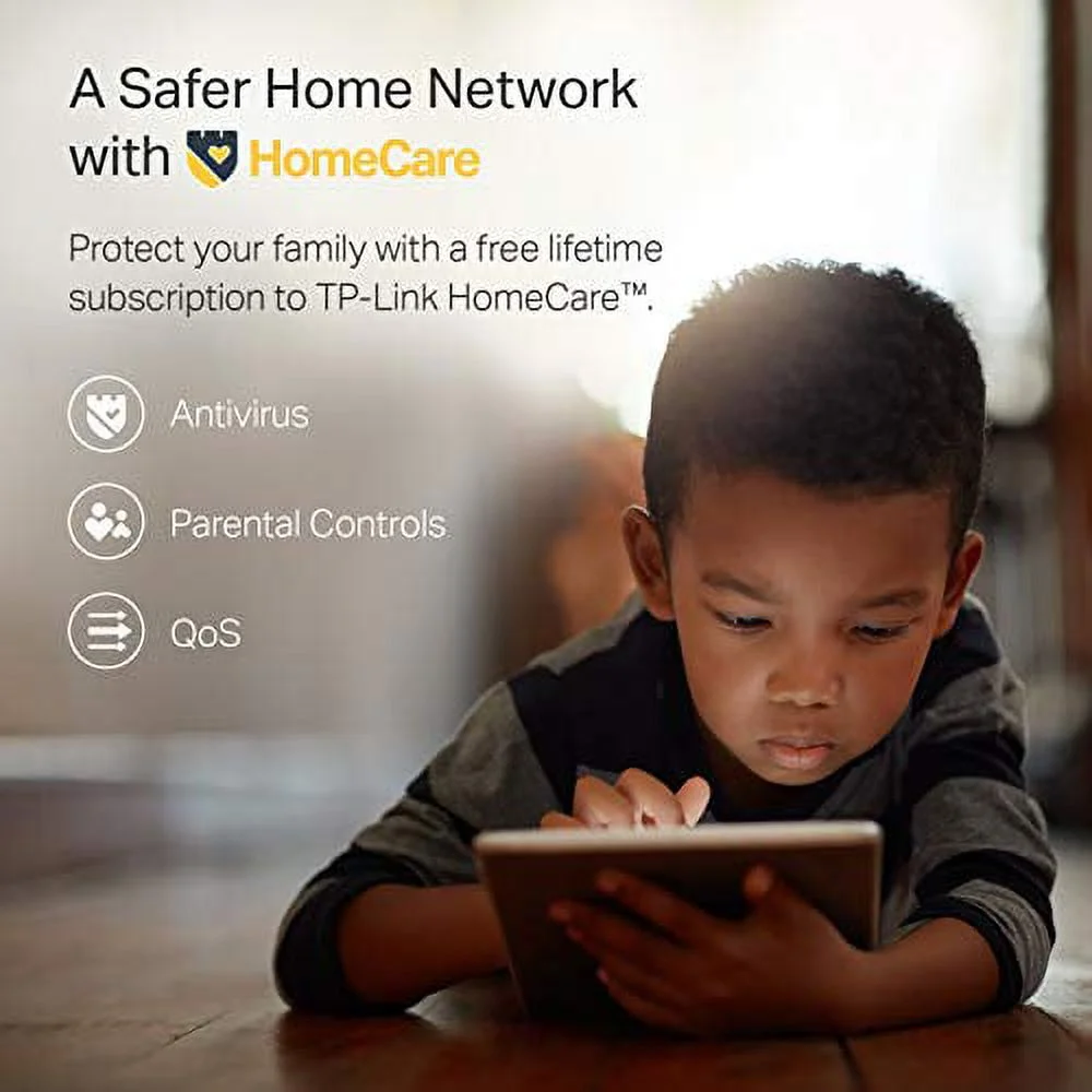 TP-Link Deco Mesh WiFi System(Deco M5) -Up to 5,500 sq. ft. Whole Home Coverage and 100+ Devices,WiFi Router/Extender Replacement, Anitivirus, 3-pack