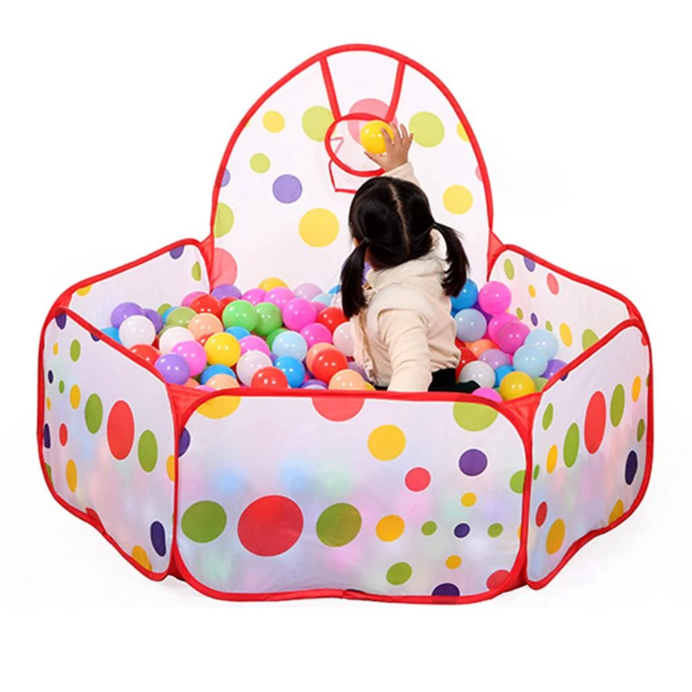 Children Kids Ocean Ball Pit Pool Game Play Tent with 100pcs Ocean Balls