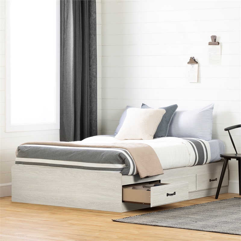 Home Square 2-Piece Set with Mates Bed and Bookcase Headboard